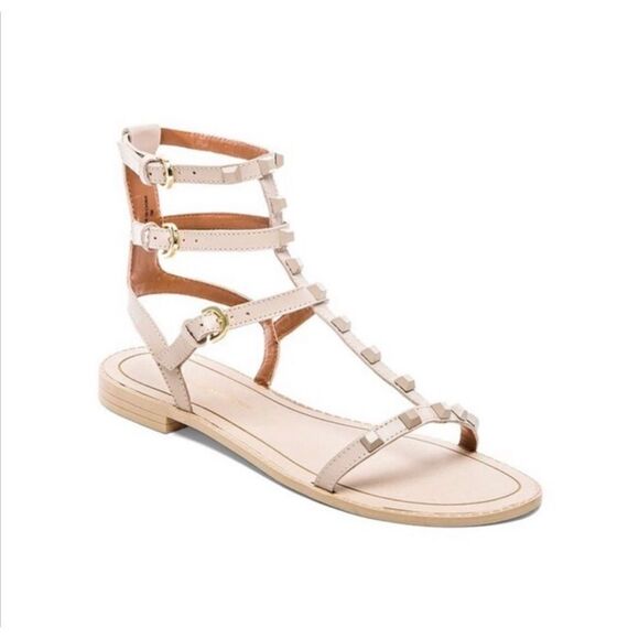 Rebecca Minkoff nude colored studded gladiator sandals - Picture 1 of 5
